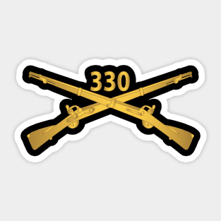 330th Infantry Regiment - Branch wo Txt X 300 Sticker